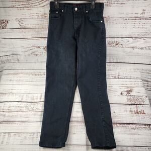 Vintage Levi’s Silvertab Loose Fit Jeans Black Denim 501 USA Made W31 L32 90s